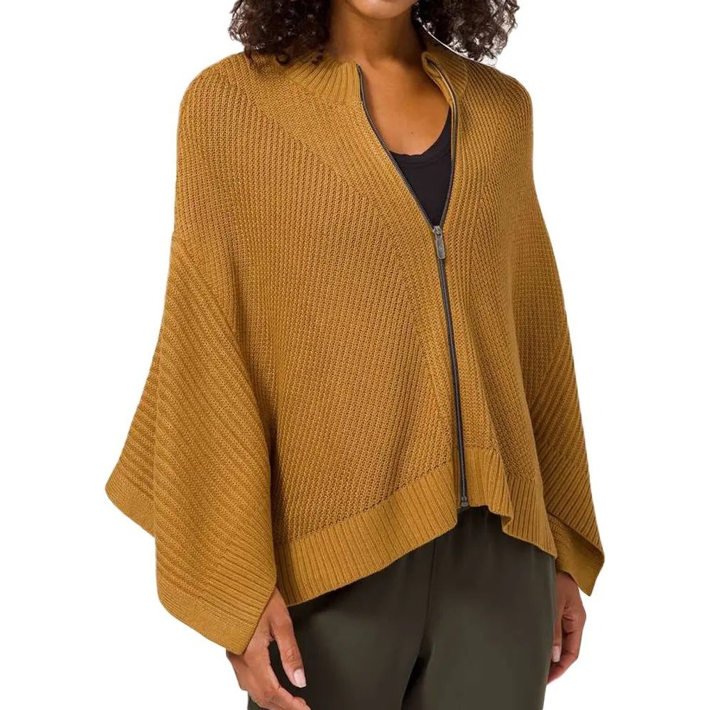 Lululemon Softer Still‎ Wrap – Spiced Bronze Brown – Cashmere Blend Size XS/S